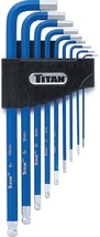 Titan 12714 9pc Metric Extra Long Ball End Hex Key Set - £21.64 GBP