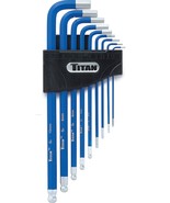 Titan 12714 9pc Metric Extra Long Ball End Hex Key Set - $37.57 CAD