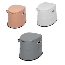 Portable Toilet Flush w/ Non-slip Mat Porta-Potty Outdoor Travel Camping... - £35.56 GBP