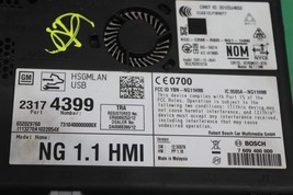 Chevy Cadillac Buick GMC NG-1.1 HMI Infotainment Display Control Module 23174399 image 4