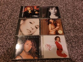 6 - Mariah Carey CDs Unplugged, Daydream, Butterfly, Music Box, Merry Christmas - £18.06 GBP