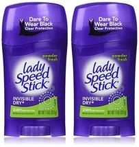 Lady Speed Stick Invisible Dry, Powder Fresh Antiperspirant Deodorant, Net Wt. 1 - £15.92 GBP