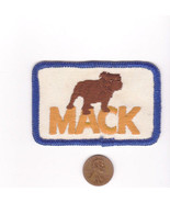 Vtg MACK Truck Patch-White-Bulldog-Rectangle-Trucking Highway Freight Wo... - $14.95