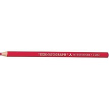 Mitsubishi Colored Pencil Oil Dermatograph No.7600 Red 1 Dozen K7600.15 - £17.14 GBP