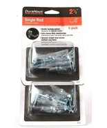2 DuraHook 2 1/2&quot; Single Rod Double Locking System Extra Heavy Duty 4 Pack - $295.62 MXN