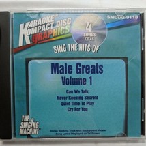 Karaoke Kompact Disc Graphics Sing The Hits Of Male Greats Vol 1 CD + G  - £11.14 GBP