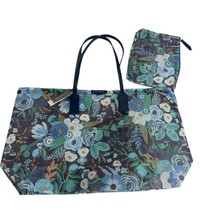 RIFLE PAPER CO. Garden Party Blue Mesh Tote Pouch - £70.95 GBP
