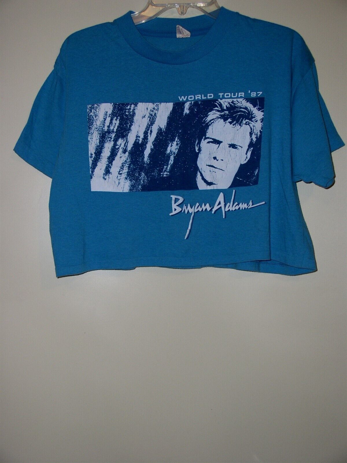 Primary image for Brian Adams Concert Tour Belly Shirt Vintage 1987 Single Stitched Size Large