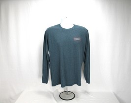 Hurley Long Sleeve Crew Neck T-Shirt Men&#39;s Sz L Casual Activewear Apparel - £19.12 GBP