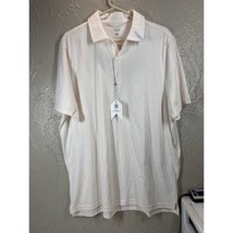 1764 Signature Polo Shirt Mens Off White Performance Stretch Beach Size ... - $613.68 MXN