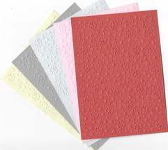A6 Embossed Paper. 10 Sheets. Snowflakes. Cardmaking Scrapbooking Crafts - $4.42 CAD