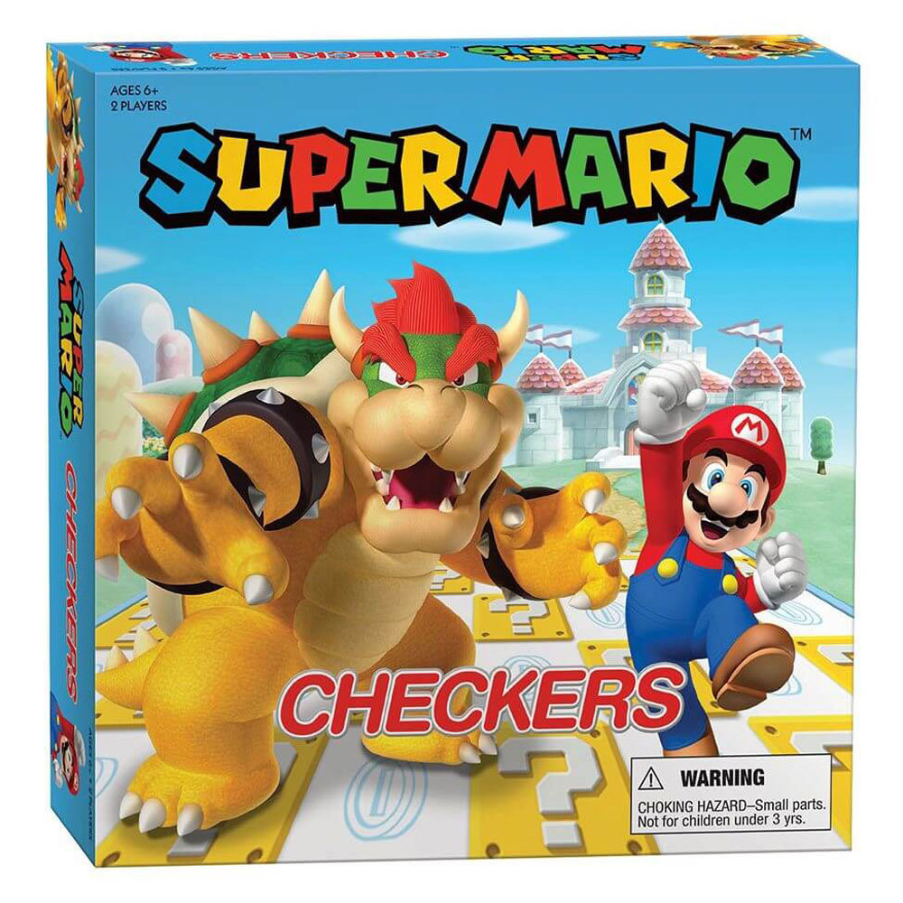 Super Mario Vs. Bowser Checkers Board Game - $38.23