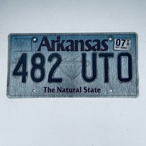 2018  Arkansas Natural State Passenger License Plate 482 UT0 - £12.63 GBP