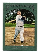 2011 Topps Gypsy Queen #89 Mickey Mantle New York Yankees - £14.63 GBP