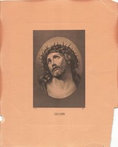 Ecce Homo Faded Memorial Print In Remembrance Of Our Dear Mother in Heaven HBNY - £23.29 GBP
