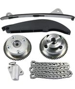 Timing Chain Kit with Intake and Exhaust VVT Gear with Guide Tensioner Cam - $254.90 CAD