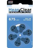 HearClear Hearing Aid Batteries Size 675, PR44 (60 Batteries) - £12.57 GBP