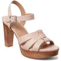 Lauren Ralph Lauren Women Ankle Strap Platform Sandals Soffia Size US 10B Pink - £58.40 GBP