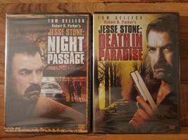 Lot of 2 Jesse Stone DVD : Death In Paradise &amp; Night Passage Brand new sealed - £11.07 GBP