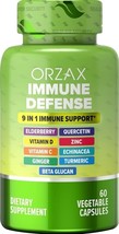 ORZAX Immune Support Supplement, 9-in-1 Powerful Immune Defense Formula eco 1/25 - £15.02 GBP