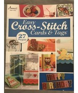 Cross Stitch Pattern Book EASY CARDS &amp; TAGS ~ Motifs, Ornaments, Borders + - $22.77 CAD