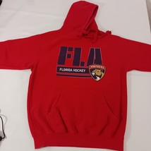 Mill Tex Hockey Florida Panthers Men's Red Hoodie Sweatshirt Size Large Chest 46 image 11