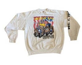 Vintage 1997 Toys for Tots Chicagoland Crewneck sweatshirt Motorcycle Parade XL  - $33.25