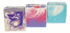 Natural Organic Luxury Bar Soap Andromeda Twilight Kahuna Variety Gift Set 3 Pac - £42.44 GBP