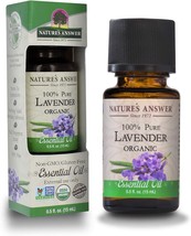 Nature&#39;s Answer 100% Pure Organic Essential Oil, Lavender, 0.50 oz - $27.99