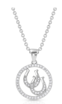 Montana Silversmith Lucky Horseshoe Pendant Necklace - £39.33 GBP
