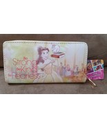 DISNEY BEAUTY AND THE BEAST BELLE WALLET Yellow Brand New 7&quot; 8&quot; JAPAN TO... - $61.53 CAD