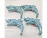 Lot Of (4) Dolphin Sea Life Squirt Guns Oriental Trading Co Children&#39;s Toy  - $21.37