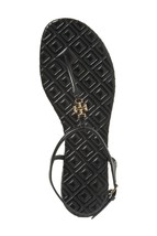Tory Burch MARION Flats sandals NIB size 10 black - £113.53 GBP