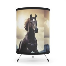 Wild Black Horse Tripod Lamp with High-Res Printed Shade, US\CA plug - $61.95