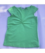 Brand New Q&amp;A Light Bright Green V Neck Tank Top - $18.00