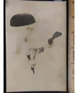 1940's Japan Parachuting Real Photo WWII One of a Kind OOAK - $35.00