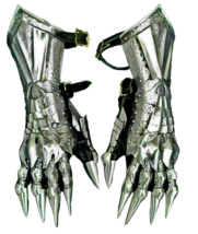 Medieval nazgul gloves set Steel armor gloves set Costume gloves gauntlets glove - £90.59 GBP
