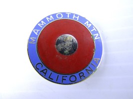 Vintage Mammoth Mountain California Pin, Made in Japan, Red and Blue 1&quot; - £8.85 GBP