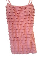Women&#39;s Charlotte Russe Ruffle Tank Top Blouse, Medium - $21.78
