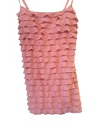 Women&#39;s Charlotte Russe Ruffle Tank Top Blouse, Medium - $30.67 CAD