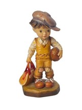 Anri Ferrandiz Italy Hand Carved Figurine wood Vtg Signed RARE Valentine Bowling - £232.29 GBP