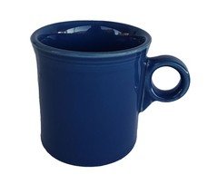 Homer Laughlin Lapis Blue Fiesta Coffee Mug with Ring Handle - £10.05 GBP
