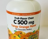 Natural Factors Vitamin C 500mg,Tangy Orange Flavor,90 Chewable Wafers, ... - $17.72