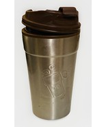 Dunkin Donuts DD 2010 Stainless Steel Tumbler Travel Coffee Mug - Brown Lid - $13.99