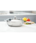 New Princess House Vida Sana 5-Ply Stainless Steel 13&quot; Skillet - $247.49