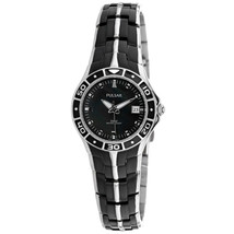 Pulsar Women&#39;s Classic Black Dial Watch - PXT683 - £56.78 GBP