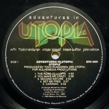 Utopia Adventures in Utopia Classic Rock Vinyl LP - £8.59 GBP