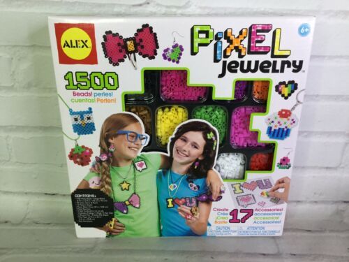 ALEX Toys DIY Wear Ultimate Pixel Jewelery Kit 1500 Beads Included NEW - $17.32