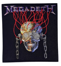 Megadeth Wires  Iron On Sew On Embroidered Patch 3.5&quot; X 3.75&quot; - £5.46 GBP