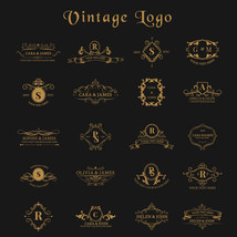 Retro vintage logo design for your business with unlimited revisions - $7.99